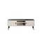 Manhattan Comfort Haley TV Stand 55.10 in White & Black Marble  in White and Black Marble TV005-WB - alternate 3